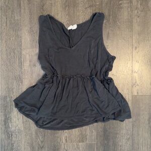 Altar'd State Charcoal Sleeveless Tank Top